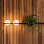 Solstice Orb Wall Light – Modern LED Sconce for Indoor & Outdoor Spaces