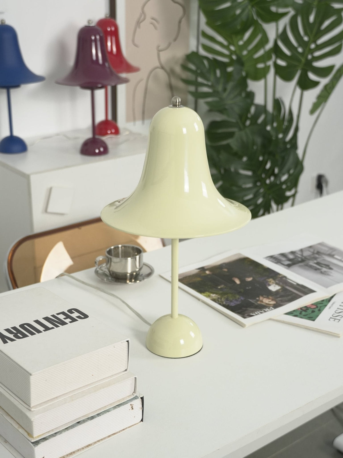 Pantop Bell Portable Table Lamp – Modern Metal LED Desk Lamp for Bedroom & Living Room
