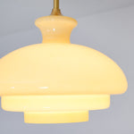 Paolina Glass Pendant Light – Mid-Century Modern Ceiling Lamp in Gold