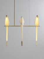 Paper Crane Bird Led Chandelier
