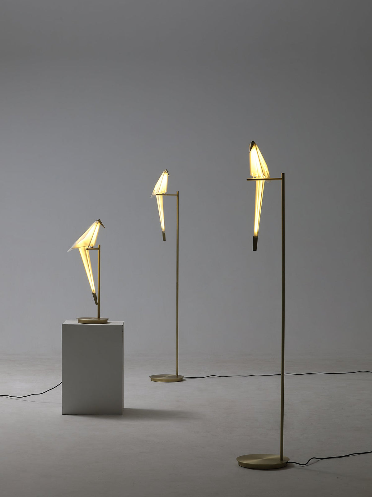 Paper Crane Floor Lamp