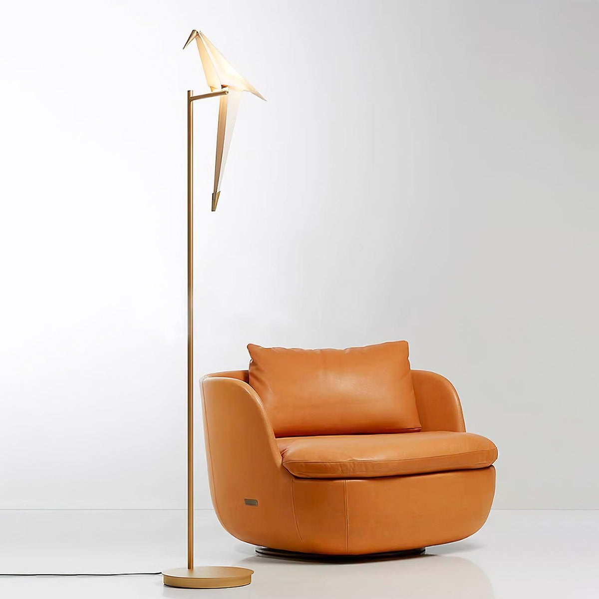 Paper Crane Floor Lamp