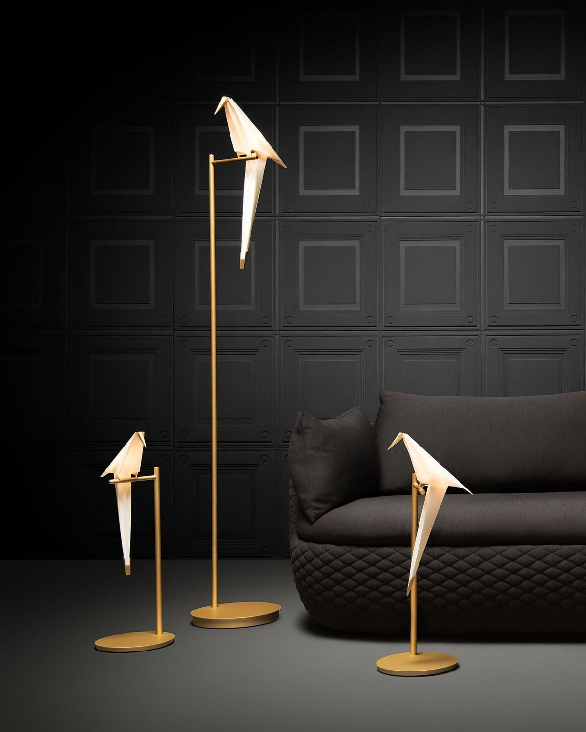 Paper Crane Floor Lamp