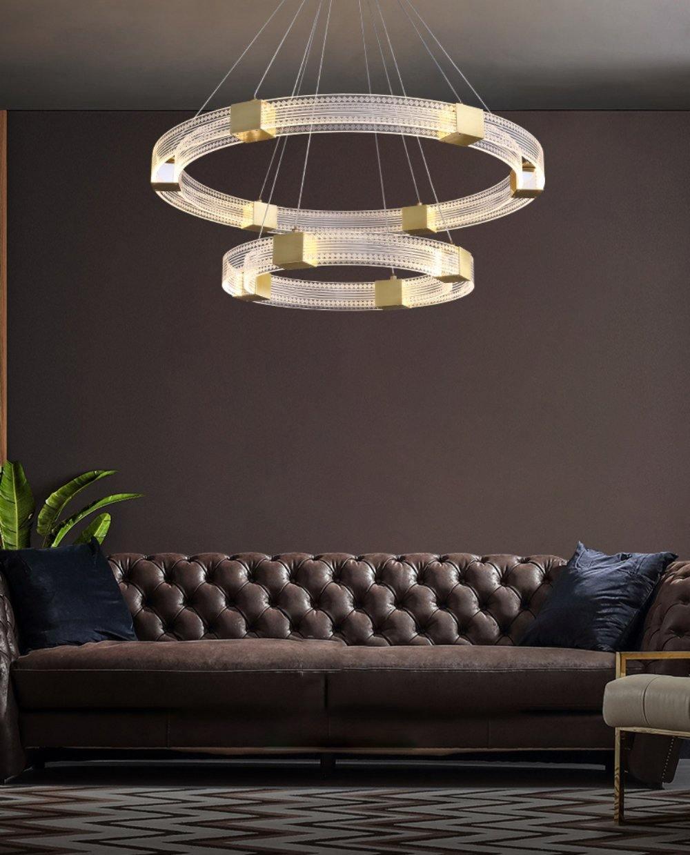 Parallel Ring Led Chandelier