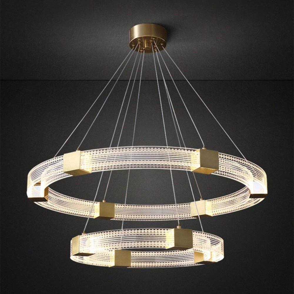 Parallel Ring Led Chandelier
