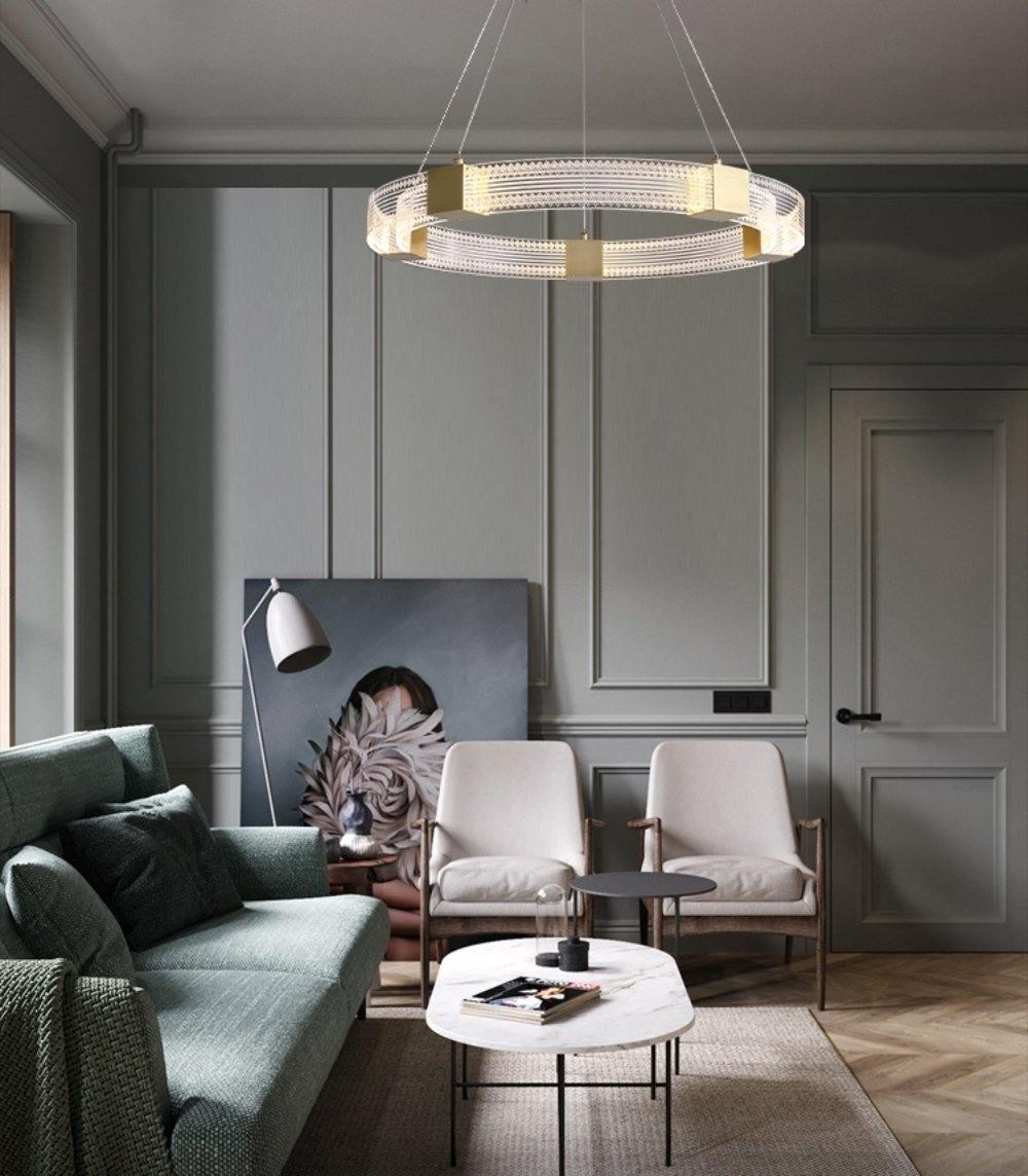 Parallel Ring Led Chandelier