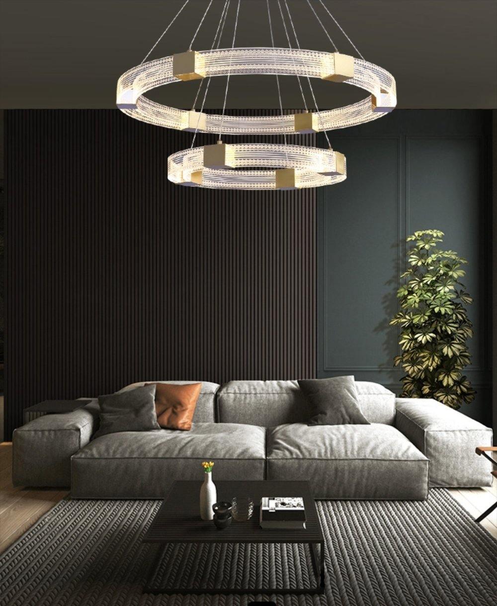 Parallel Ring Led Chandelier
