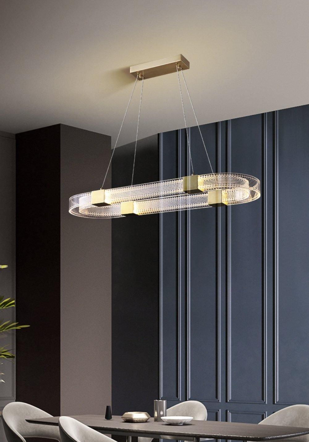 Parallel Ring Led Chandelier
