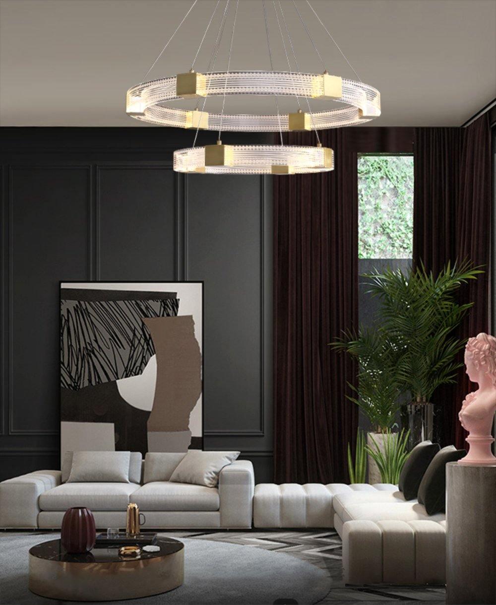 Parallel Ring Led Chandelier