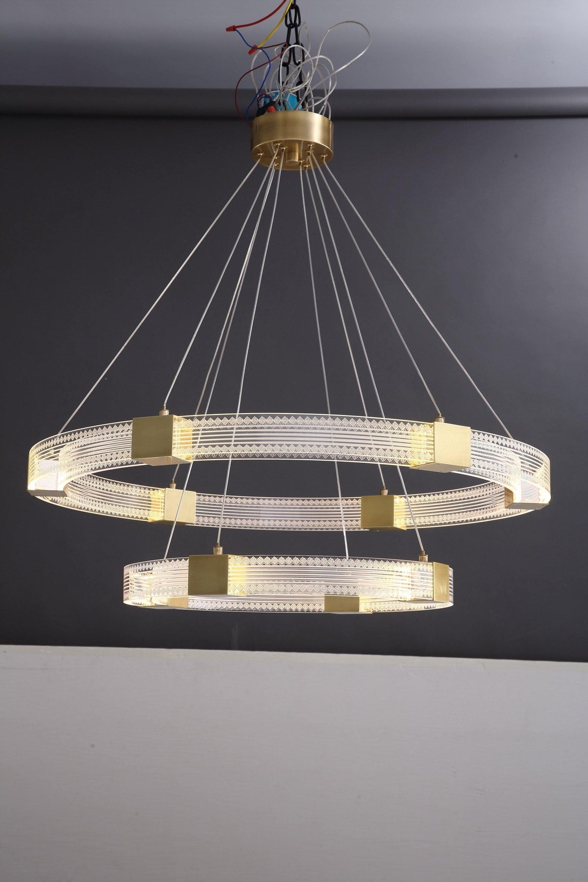 Parallel Ring Led Chandelier