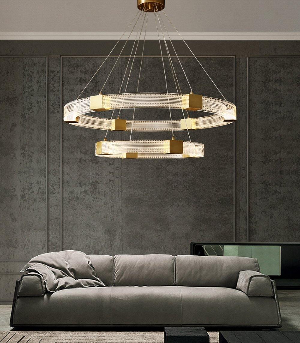 Parallel Ring Led Chandelier