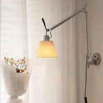 Swing Arm Bedside Wall Lamp For Bedroom
