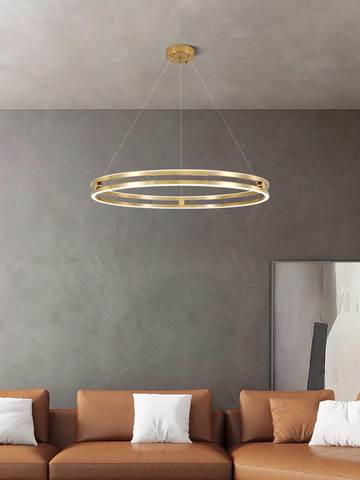 Partners Double Wheel Chandelier
