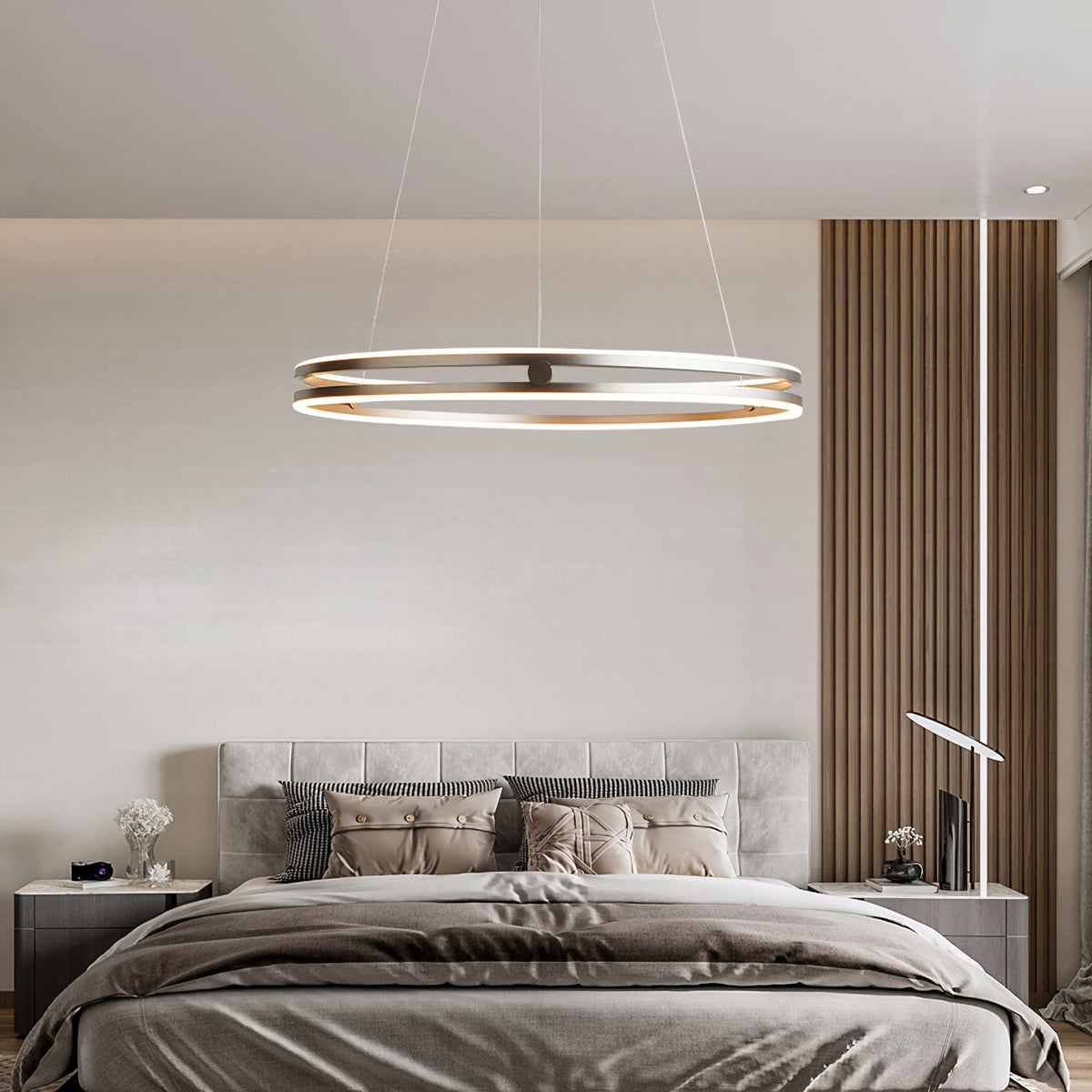 Partners Double Wheel Chandelier