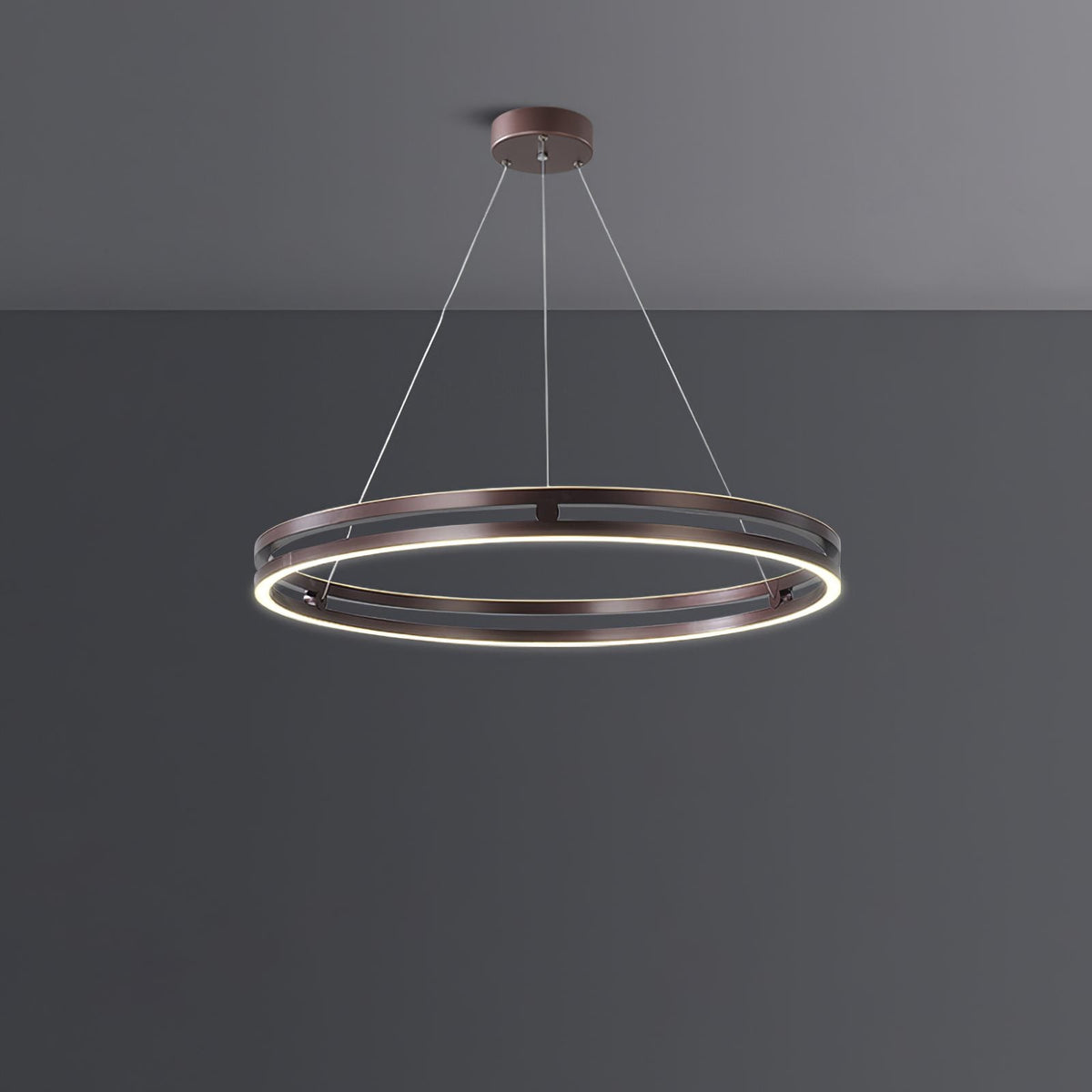 Partners Double Wheel Chandelier
