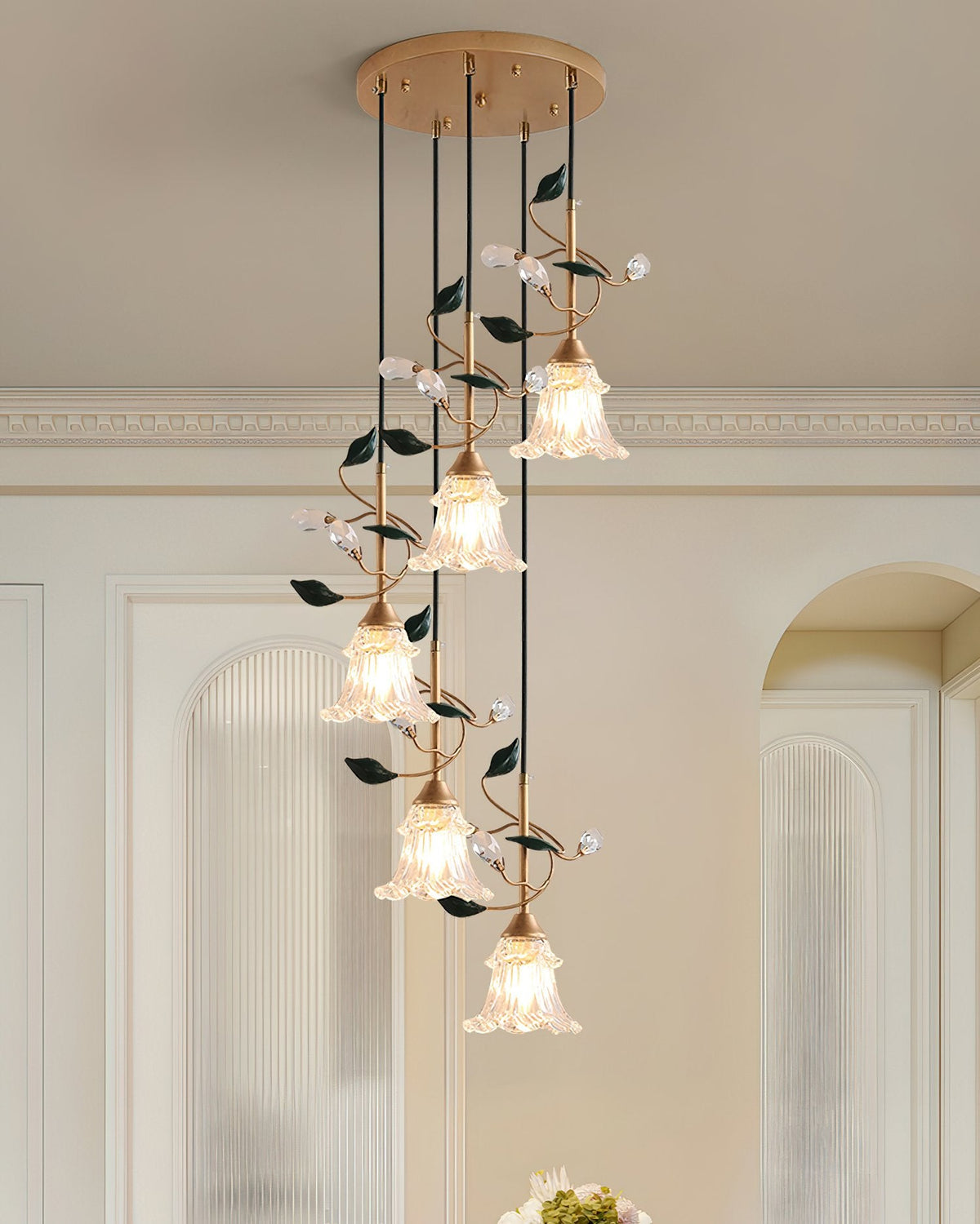 Pastoral Flower Pendant Light
