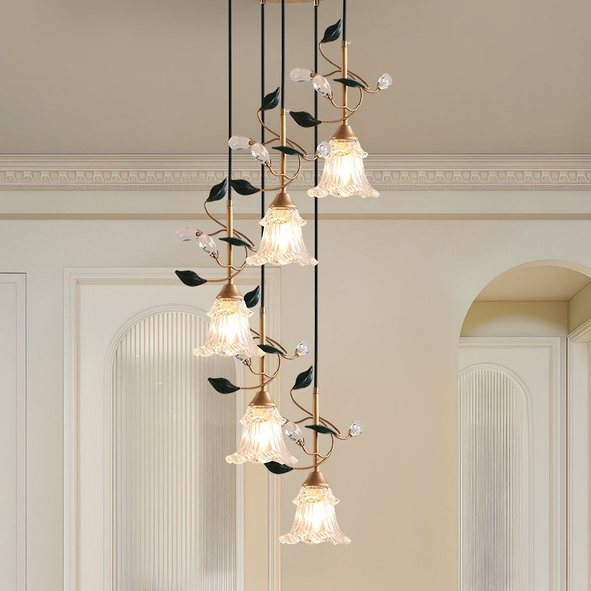 Pastoral Flower Pendant Light