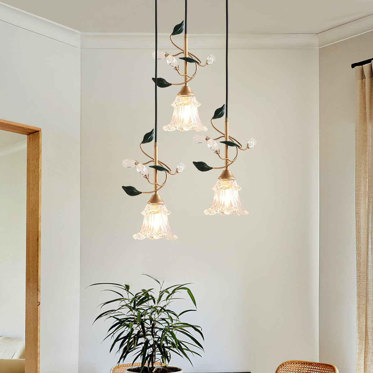 Pastoral Flower Pendant Light
