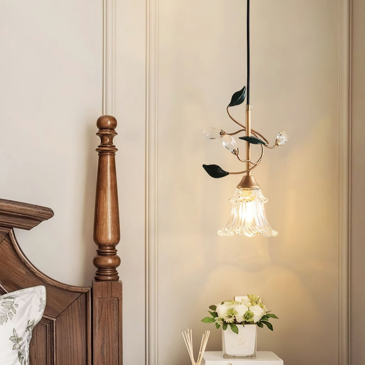 Pastoral Flower Pendant Light