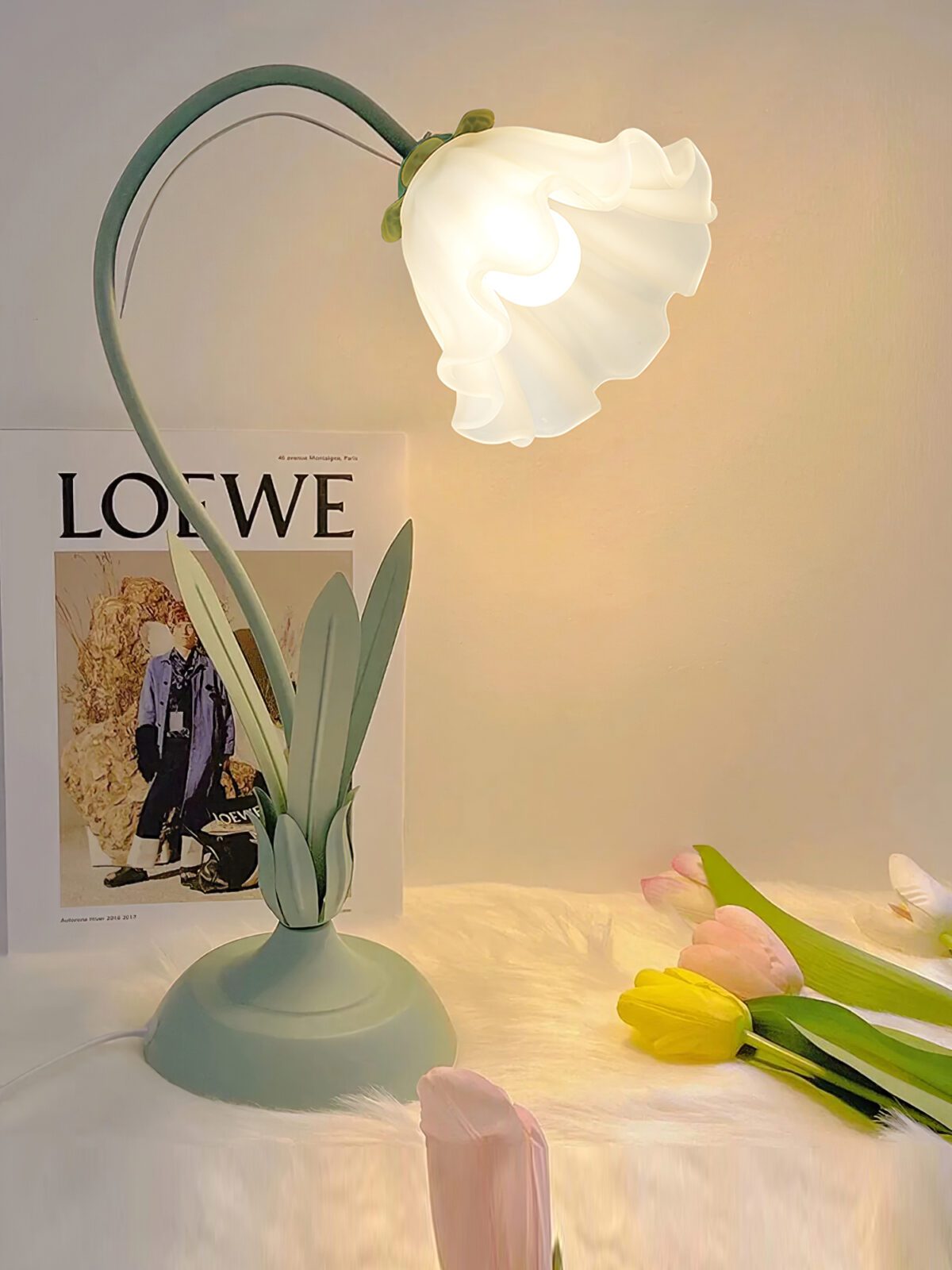 Pastoral Flower Table Lamp