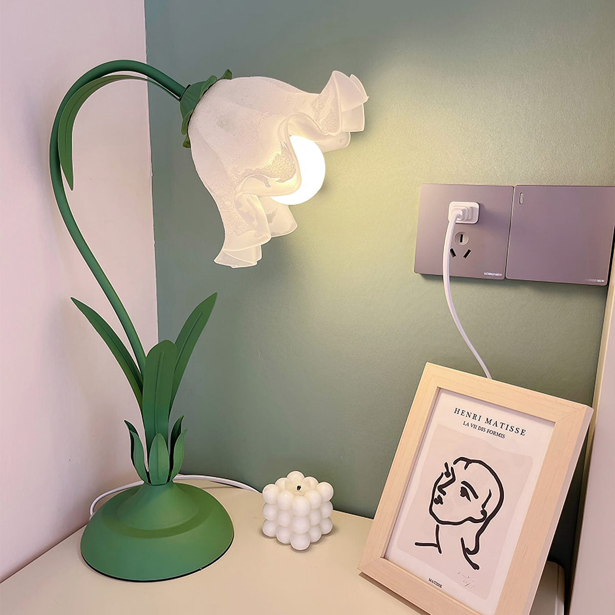 Pastoral Flower Table Lamp