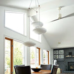 Triple Pear Bubble Silk Pendant Light – Modern Designer Chandelier