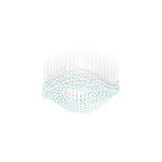 Pearl Curtain Crystal LED Chandelier – Modern Designer Hanging Light