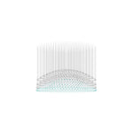 Pearl Curtain Crystal LED Chandelier – Modern Designer Hanging Light