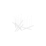 Pearl Drop Modern Glass Chandelier for Dining Room and Living Room