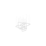 Pearl Drop Modern Glass Chandelier for Dining Room and Living Room