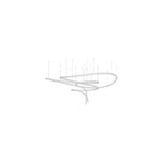 Pearl Drop Modern Glass Chandelier for Dining Room and Living Room