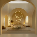 Pearl Drop Modern Glass Chandelier for Dining Room and Living Room
