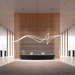 Pearl Drop Modern Glass Chandelier for Dining Room and Living Room