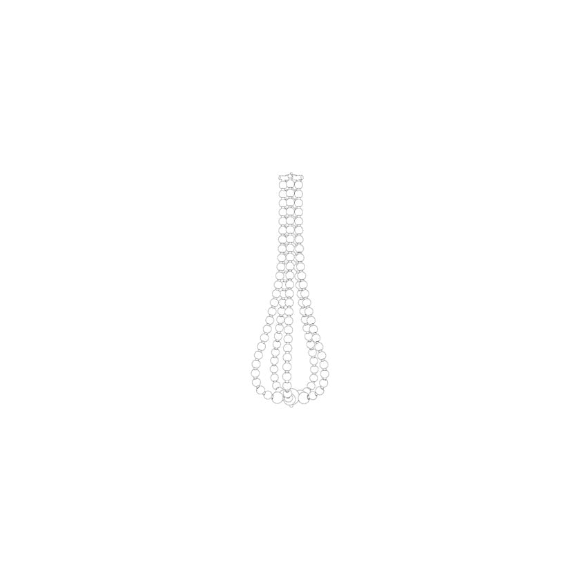 Pearl Drop Modern Glass Chandelier for Dining Room and Living Room