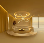 Pearl Drop Modern Glass Chandelier for Dining Room and Living Room
