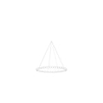 Pearl Drop Modern Glass Chandelier for Dining Room and Living Room
