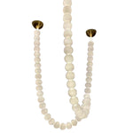 Pearl Necklace Acrylic Ball Chandelier, Modern Gold LED Pendant Light