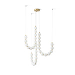 Glass Pearl Necklace Chandelier