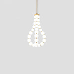 Glass Pearl Necklace Chandelier