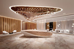 Pearl Wave Crystal Chandelier – Modern Designer LED Pendant Light