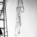 Pearlescent Glass Filament Chandelier – Modern Designer Pendant Light
