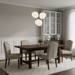 Pebble Glow LED Pendant Light – Sculptural Glass Chandelier for Dining & Living