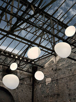 Pebble Glow LED Pendant Light – Sculptural Glass Chandelier for Dining & Living
