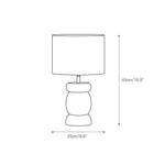 Pebble Wood Table Lamp