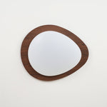 Pebble Flush Mount Ceiling Light with Walnut Grain Finish