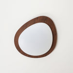 Pebble Flush Mount Ceiling Light with Walnut Grain Finish