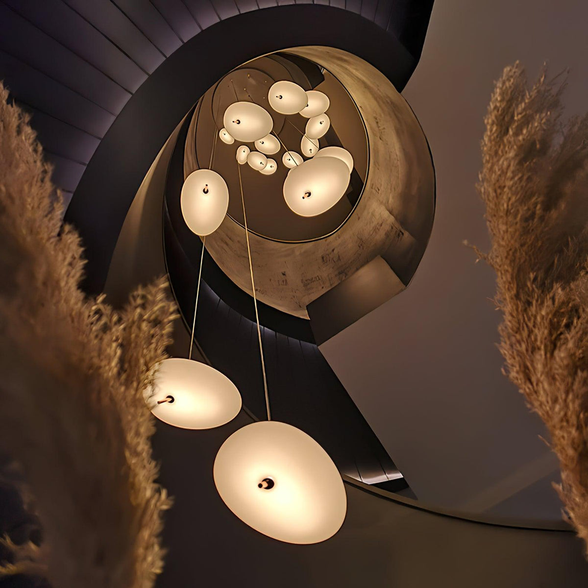 Pebbles Glass Pendant Light