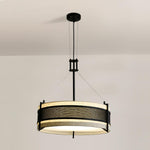 Pedesina Modern Black Mesh LED Chandelier for Dining Room