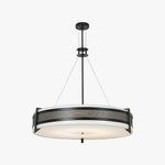 Pedesina Modern Black Mesh LED Chandelier for Dining Room