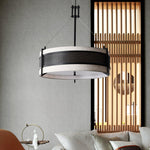 Pedesina Modern Black Mesh LED Chandelier for Dining Room